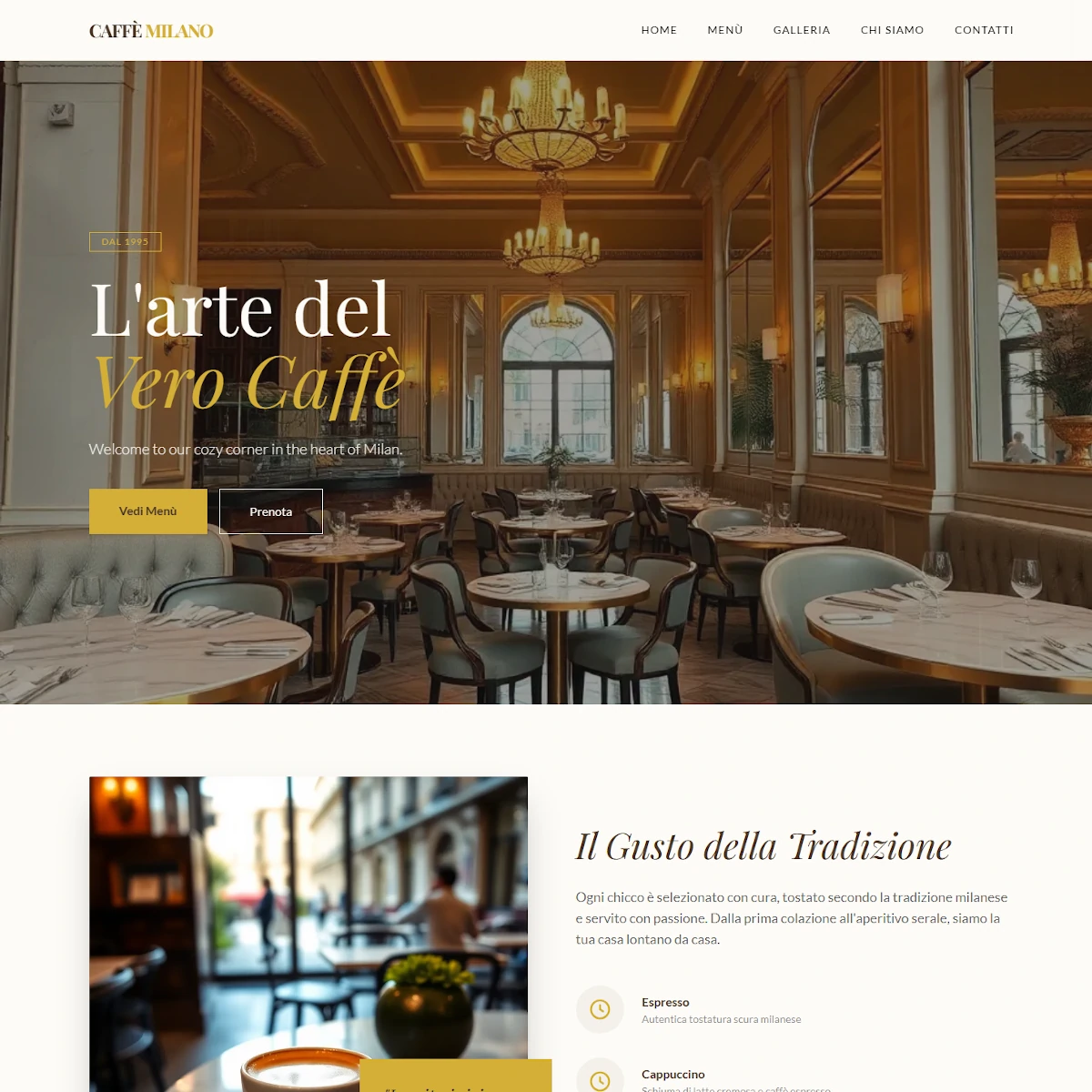 Cafe website