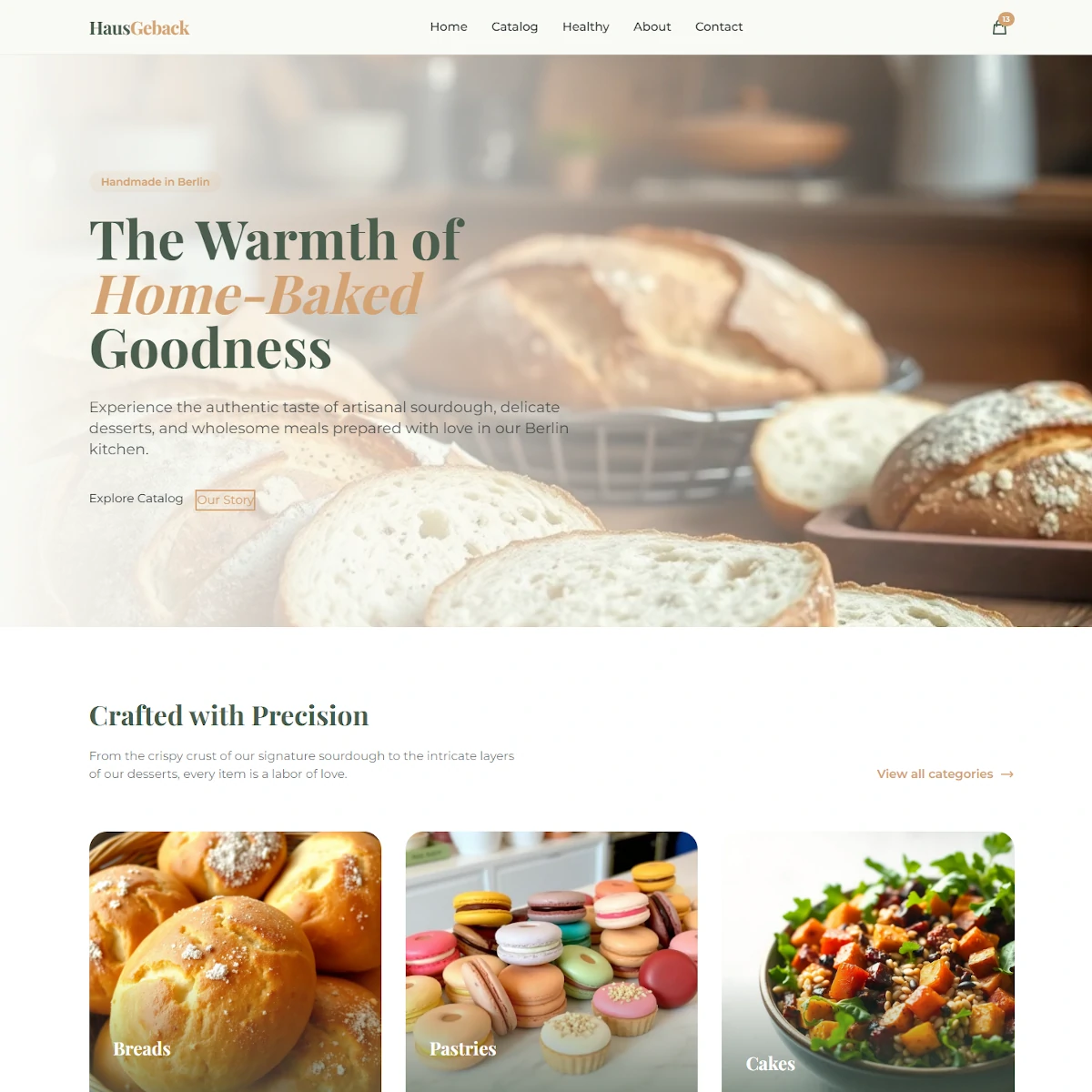 Интернет-магазин домашней пекарни